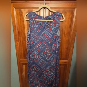 Crazy Horse Blue Floral Dress